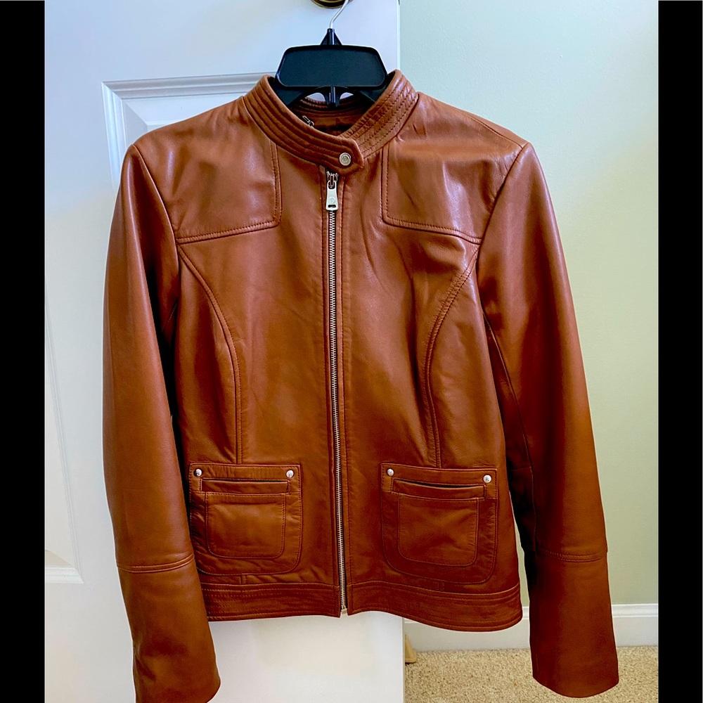 Bernardo leather jacket, size small
